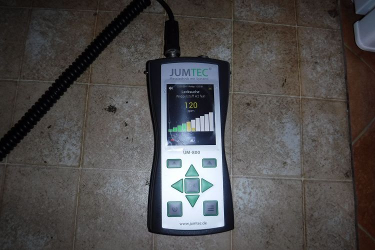 Tracergasortung als weitere Leistung von Stolzenberger Rohrbruchortung